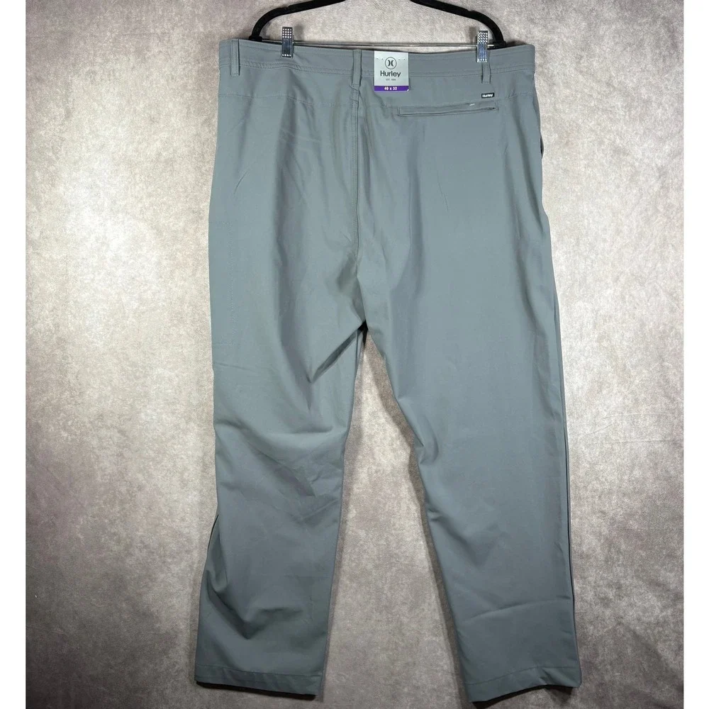 Hurley Water Repellent Hybrid Performance Pants Mens Size 40X32 Gray Stretch NEW